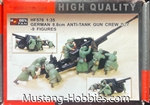 HOBBY FAN 1/35German 8.8cm Anti-Tank Gun Crew Set 9 Figures