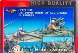 HOBBY FAN 1/35 U.S. Brigade OIF ACU Tank Crew, (2 FigURES)