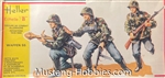 HELLER 1/35 Waffen SS Groupe de combat Allemagne - Infanterie 1939-1945