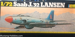HELLER 1/72 Saab J.32 Lansen