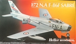 HELLER 1/72 North American F-86F Sabre