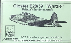 HIGH PLANES MODELS 1/72 Gloster E28/39 "Whittle" Britain's first jet aircraft