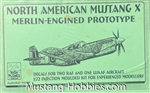 HIGH PLANES MODELS 1/72 North American Mustang X Merlin-Engined Prototype