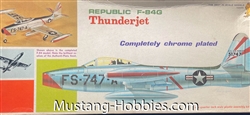 HAWK MODELS 1/48 Republic F-84G Thunderjet Completely Chrome Plated