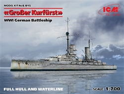 ICM 1/700 WWI German Grosser Kurfurst Battleship