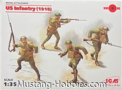 ICM 1/35 WWI US Infantry 1918 (4)
