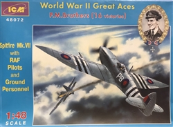 ICM 1/48  Spitfire Mk.VII Great Aces: P.M. Brothers