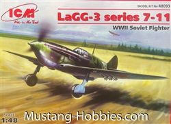 ICM 1/48 LaGG-3 Series 7-11 WWII Soviet Fighter ICM | No. 48093 | 1:48