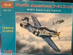 ICM 1/48 North American P-51-15 WWII American Fighter