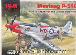 ICM 1/48 Mustang P-51D with USAAF Pilots and Ground Personnel