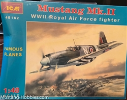 ICM 1/48 Mustang Mk.II WWII Royal Air Force Fighter