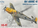 ICM 1/72 Bf 109E-4 WWII German Fighter