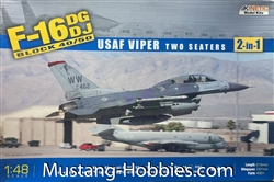 KINETICS 1/48 F-16DG/DJ Block 40/50 USAF Viper Two Seaters 2-in-1