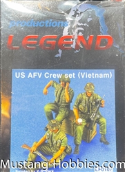 LEGEND PRODUCTION 1/35 US AFV Crew Set Vietnam ( 3 Figures )