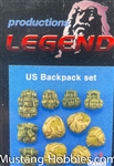 LEGEND PRODUCTION 1/35  US Backpack Set (Modern)