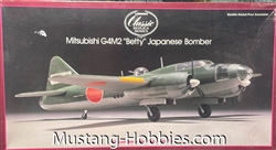 Lindberg 1/72 Classic Replica Series Mitsubishi G4M2 "Betty" Japanese Bomber