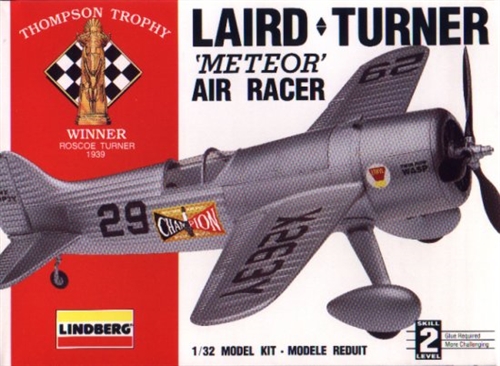 Lindberg 1/32 Laird Turner Meteor Racing Aircraft Model Kit 70562 