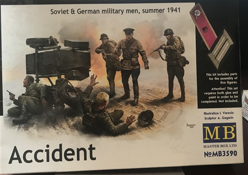 German Soldiers MBL3590 & Soviet Soldiers MASTER BOX  1:35 Accident 2 3