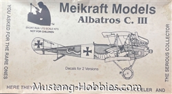 MEIKRAFT 1/72 Albatros C.III
