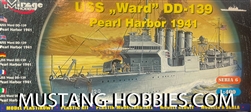 MIRAGE 1/400 USS "Ward" DD-139 Pearl Harbor 1941