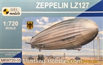 Mark 1 Models 1/720 Zeppelin LZ127 Graf Zeppelin German Airship