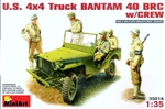 MINIART 1/35 4X4 TRUCK BANTAM 40 BRC w/CREW