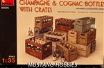 MINIART 1/35  Champagne & Cognac Bottles w/Crates