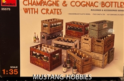 MINIART 1/35  Champagne & Cognac Bottles w/Crates