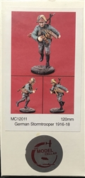 THE MODEL CELLAR 120MM GERMAN STORMTROOPER 1916-18
