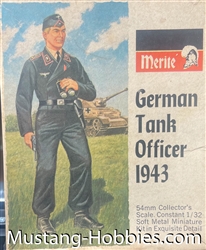 MONOGRAM/MERIT 54MM GERMAN TANK OFFICER 1943
