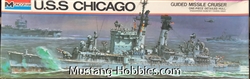 MONOGRAM 1/500  U.S.S. Chicago Guided Missile Cruiser