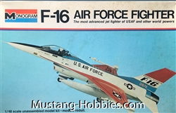 MONOGRAM 1/48 F-16 Air Force Fighter The most advanced jet fighter of USAF and other world powers