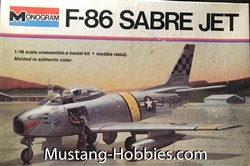 MONOGRAM 1/48 North American F-86 Sabre Jet