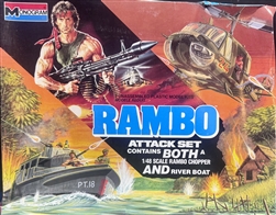 MONOGRAM 1/48 Rambo Attack Set