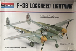 MONOGRAM 1/48 P-38 Lockheed Lightning