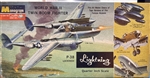 MONOGRAM 1/48 P-38 Lockheed Lightning WORLD WAR II TWIN BOOM FIGHTER