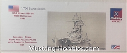 MIDSHIP MODELS 1/700 USS NEVADA BB-38 (1941)