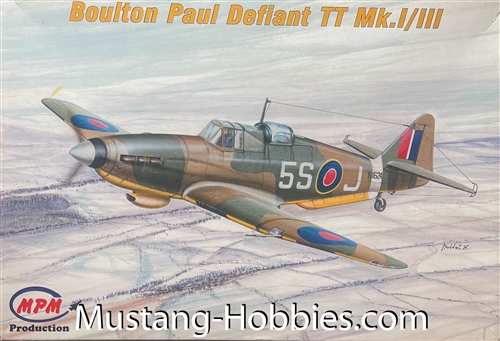 MPM 1/72 Boulton Paul Defiant TT Mk.I/III # 72552 