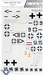 MASP DECALS 1/48 FOCKE WULF Fw-190D
