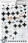 MASP DECALS 1/48 BF-109F PART 2