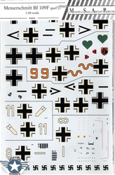 MASP DECALS 1/48 BF-109F PART 2