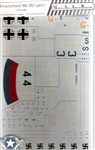 MASP DECALS 1/48 MESSERSCHMITT Me-262 PART 2