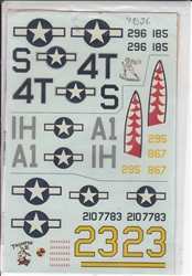 MASP DECALS 1/48 MARTIN B-26