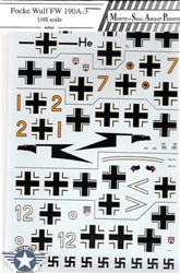 MASP DECALS 1/48 FOCKE WULF Fw-190A-3