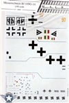 MASP DECALS 1/48 MESSERSCHMITT BF-109G-14