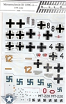 MASP DECALS 1/48 MESSERSCHMITT BF-109G-2