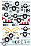 MASP DECALS 1/48 REPUBLIC P-47N THUNDERBOLTS