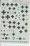 MASP DECALS 1/72 MASSERSCHMITT BF 109E BATTLE OF BRITIAN