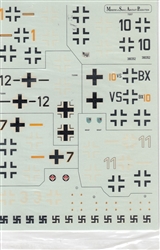 MASP DECALS 1/72 FOCKE-WULF FW-190A-8