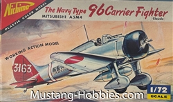 NICHIMO 1/72 Mitsubishi A5M4 Japanese Navy Carrier Fighter